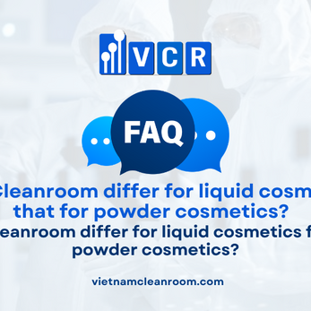 FAQ: How does a cleanroom for liquid cosmetics differ from powder cosmetics?
