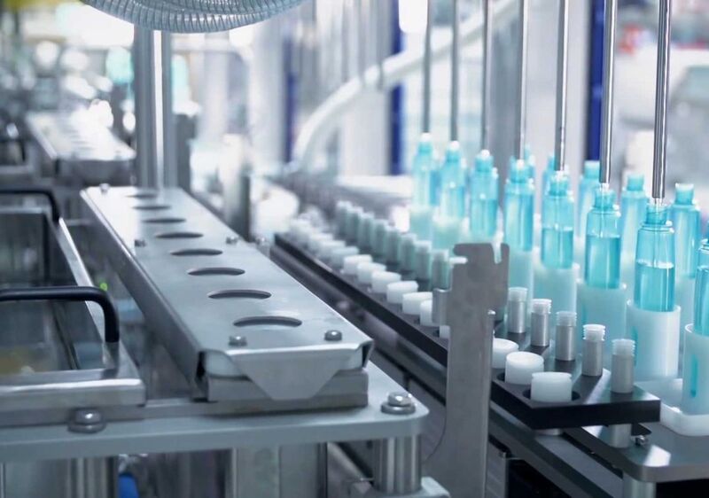 Những thiết bị cần có trong khu vực đóng gói serum